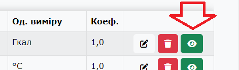 перехід до звіту по енерготочці